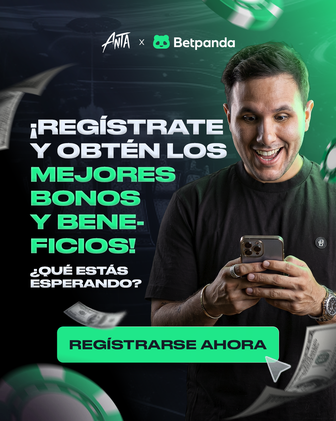 Regístrate ahora en BetPanda
