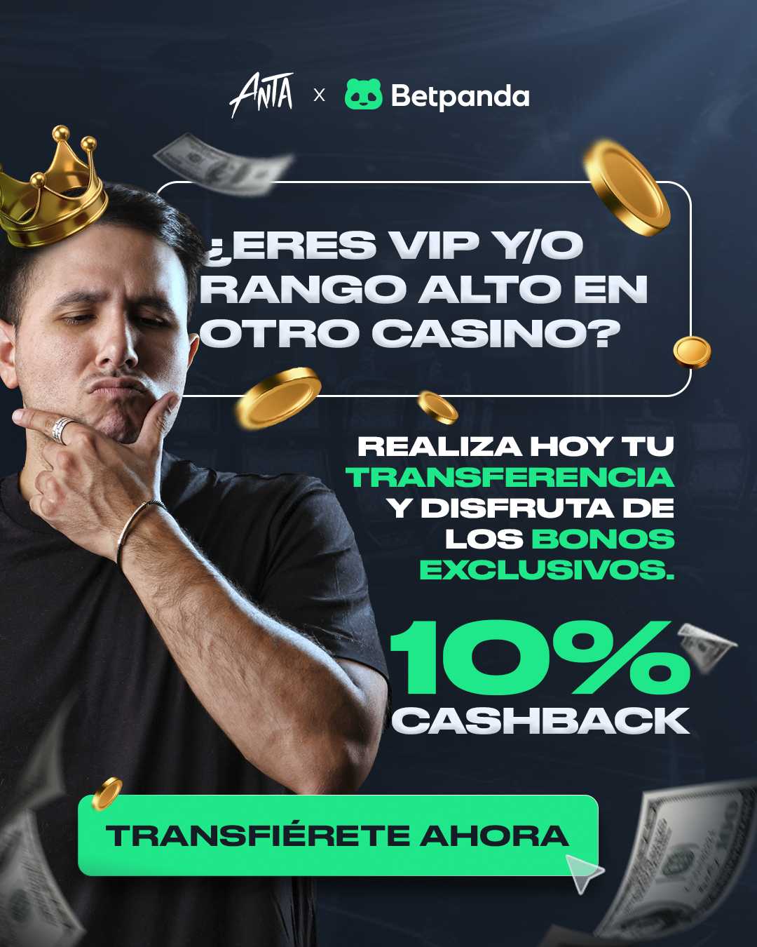 Transfiere tu VIP a BetPanda